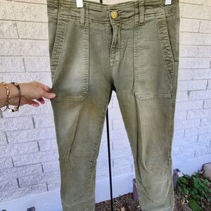 Current/Elliott Green Skinny Jeans